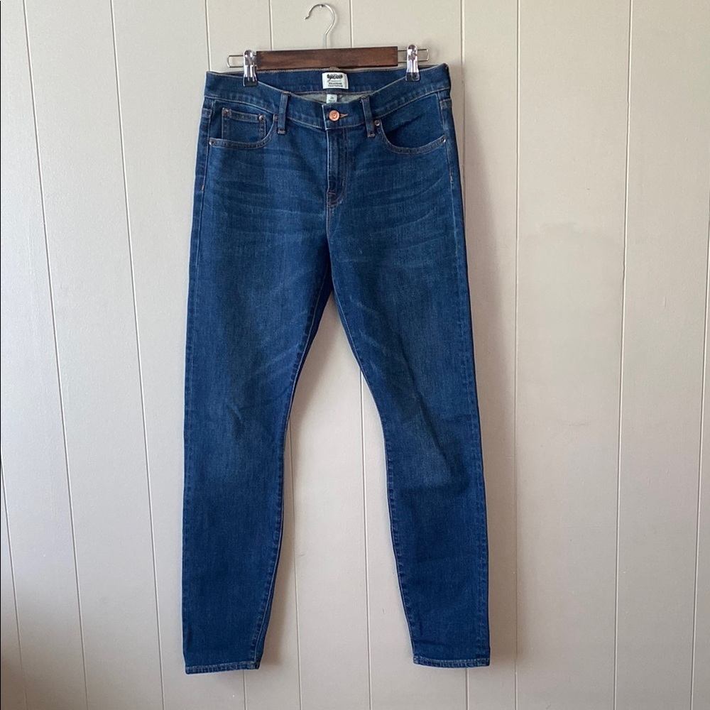 J. Crew Indigo Selvedge Toothpick Jeans Size 29 Like New